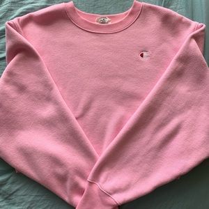 champion cropped sweatshirt
